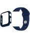 Каишка и протектор Trender - Apple Watch, 44/45 mm, сини - 1t