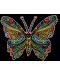 Картина за оцветяване ColorVelvet - Пеперуда, 29.7 х 21 cm - 1t