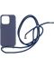 Калъф Mobile Origin - Lanyard, iPhone 15 Pro, син - 1t