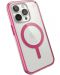 Калъф Speck - Presidio Geo Clear MagSafe, iPhone 14 Pro, прозрачен/розов - 2t
