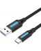 Кабел Vention - CORBF, USB-C/USB-A, 1 m, черен - 1t