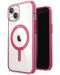 Калъф Speck - Presidio Perfect Clear Geo MagSafe, iPhone 14, розов - 3t