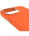 Калъф Decoded - AntiMicrobial Silicone, iPhone 15, оранжев - 2t