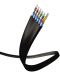 Кабел Real Cable - HD-ULTRA HDMI 2.0 4K, 1 m, черен/сребрист - 2t