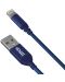 Кабел Yenkee - 611 BE, USB-A/Lightning, 1 m, син - 1t