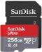 Карта памет SanDisk - Ultra, 256GB, microSDXC, Class10 + адаптер - 1t