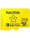 Карта памет SanDisk - 256GB, microSDXC, за Nintendo Switch, UHS-I - 1t