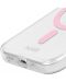 Калъф Holdit - MagSafe Case, iPhone 15 Pro, розов/прозрачен - 2t