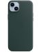 Калъф Apple - Leather MagSafe, iPhone 14 Plus, Forest Green - 1t