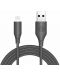 Кабел Tellur - Silicone, USB-C/Lightning, 1 m, черен - 1t