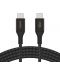 Кабел Belkin - Boost Charge, USB-C/USB-C, 240W, 2 m, черен - 4t