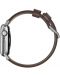 Каишка Nomad - Leather, Apple Watch 1-8/Ultra/SE, кафява/сива - 2t