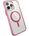 Калъф Speck - Presidio Clear Geo MagSafe, iPhone 14 Pro Max, розов - 2t