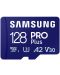 Карта памет Samsung - PRO Plus, 128GB, microSDXC, Class10 + адаптер - 3t