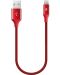 Кабел ttec - AlumiCable, USB-A/Lightning, 0.3 m, червен - 1t