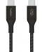 Кабел Belkin - Boost Charge, USB-C/USB-C, 240W, 2 m, черен - 2t