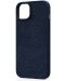 Калъф Njord - Salmon Leather MagSafe, iPhone 15 Plus, син - 1t