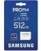 Карта памет Samsung - PRO Plus, 512GB, microSDXC + адаптер - 6t
