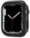 Рамка Spigen - Thin Fit, Apple Watch 7, 41 mm, черна - 1t