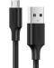 Кабел Ugreen - 403030, USBА/Micro USB, 1 m, черен - 2t