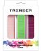 Каишки Trender - Trio Bundle Naylon, 20 mm, 3 броя, розова/зелена/лилава - 1t