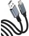 Кабел VCom - CU405M, USB-C/ USB-A, 1.8 m, черен - 2t