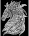 Картина за оцветяване ColorVelvet - Див кон, 47 х 35 cm - 2t