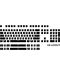 Капачки за механична клавиатура SteelSeries - PrismCAPS, черни - 2t