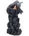 Кадилница Nemesis Now Adult: Dragons - Black Dragon, 19 cm - 5t