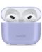 Калъф за слушалки Holdit - SeeThru, AirPods 3, Lavender - 1t