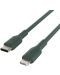 Кабел Belkin - CAA003bt1MMG, Lightning/USB-C, 1 m, зелен - 2t