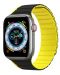 Каишка Dux Ducis - Magnetic LD, Apple Watch, 38/40/41 mm, черна/жълта - 1t