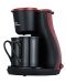 Кафемашина с чаши Elekom - EK-6621R, 450W, 0.240l, черна/червена - 1t