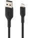 Кабел Belkin - Boost Charge, USB-A/Lightning, Braided, 1 m, черен - 1t