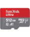 Карта памет SanDisk - Ultra, 512GB, microSDXC, Class10 + адаптер - 2t