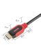 Кабел Vivanco - 42955, HDMI/HDMI с Ethernet, 1.5m, червен/черен - 3t