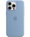 Калъф Apple - Silicone MagSafe, iPhone 15 Pro Max, Winter Blue - 3t