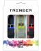 Каишки Trender - Trio Bundle Gamer, 22 mm, 3 броя, синя/сива/червена - 1t