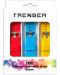 Каишки Trender - Trio Bundle Groovy, 22 mm, 3 броя, червена/синя/жълта - 1t