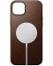 Калъф Nomad - Modern Leather, iPhone 15 Plus, кафяв - 2t