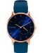 Каишка Withings - Silicone, 18mm, Scanwatch, Steel Deep Blue/Rose Gold - 2t