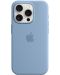 Калъф Apple - Silicone MagSafe, iPhone 15 Pro, Winter Blue - 1t