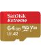 Карта памет SanDisk - Extreme, 64GB, за мобилни игри + RescuePRO Deluxe - 1t