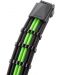 Кабел CableMod - Pro ModMesh 12VHPWR, 16-Pin/2x 8-Pin, черен/зелен - 1t