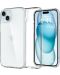 Калъф Spigen - Ultra Hybrid, iPhone 15 Plus, Crystal Clear - 2t