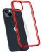 Калъф Spigen - Ultra Hybrid, iPhone 14 Plus, прозрачен/червен - 3t