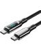 Кабел Vention - TAYBAV, USB-C/USB-C, 1.2 m, черен - 1t