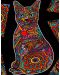 Картина за оцветяване ColorVelvet - Котка, 47 х 35 cm - 1t