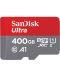 Карта памет SanDisk - Ultra, 400GB, microSDXC, Class10 + адаптер - 3t