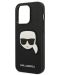 Калъф Karl Lagerfeld - Saffiano Karl Head, iPhone 14 Pro Max, черен - 5t
